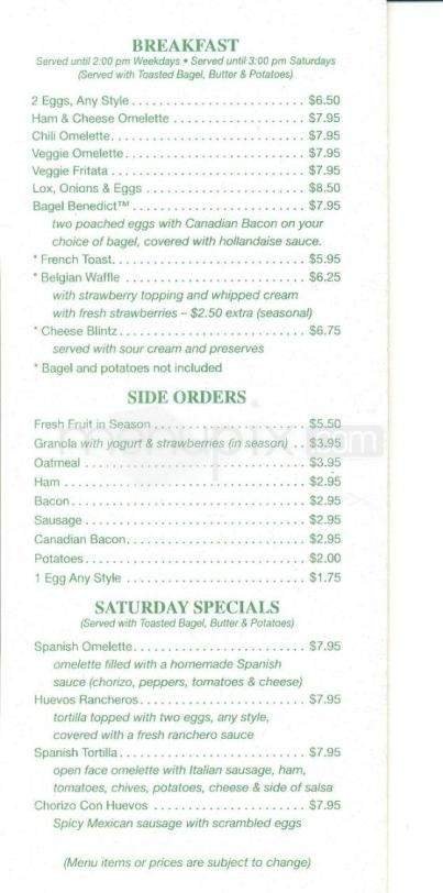 Menu page 5