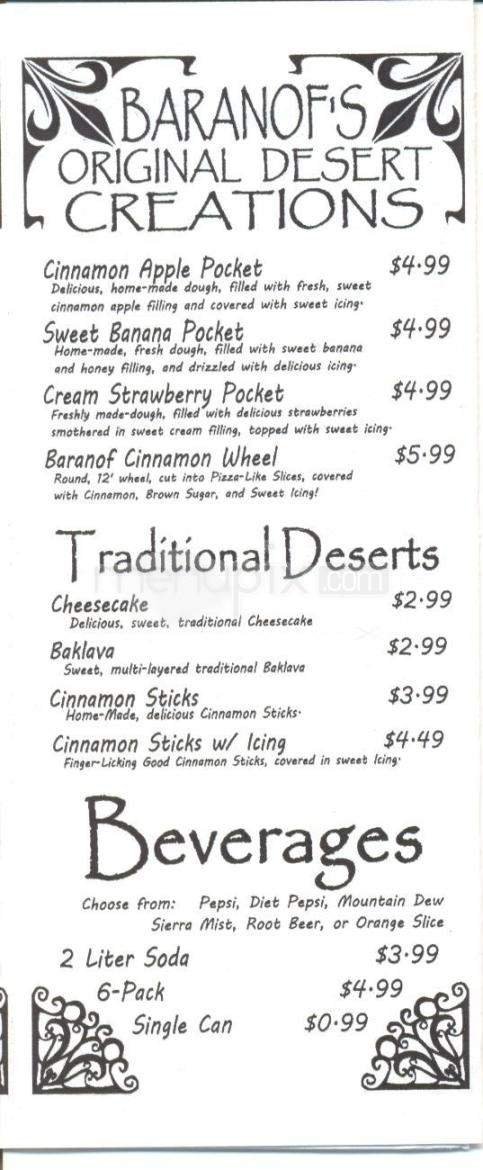 Menu page 6