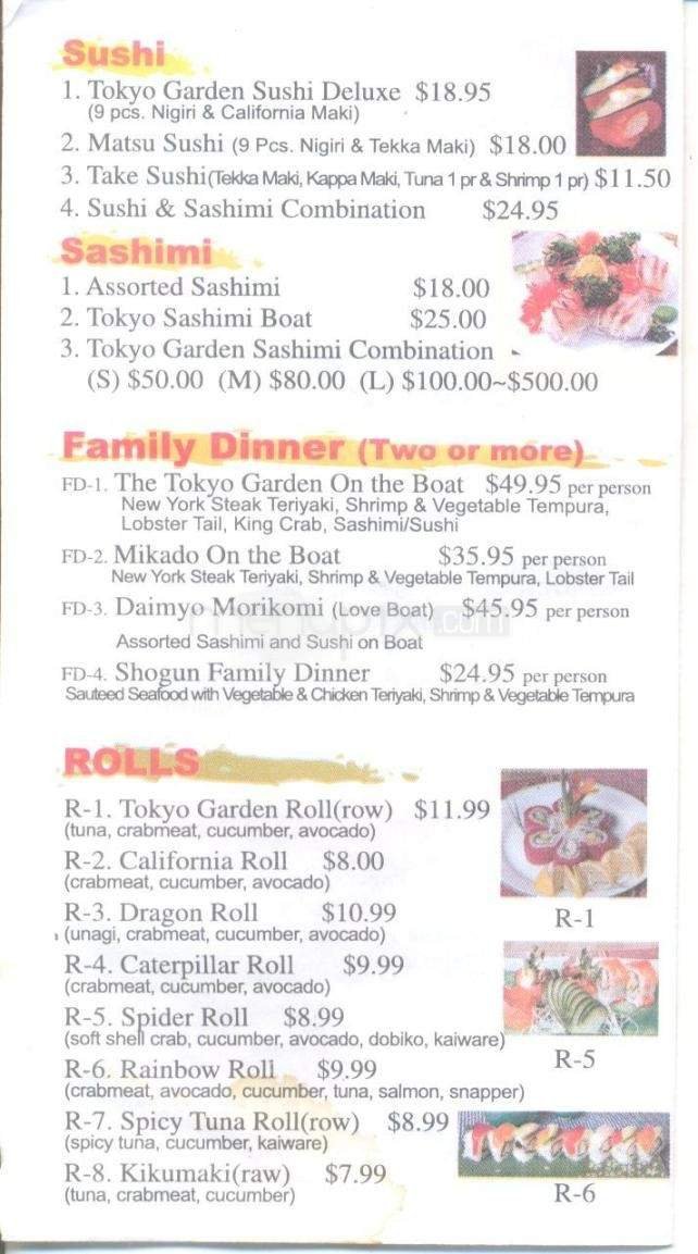 Menu page 5