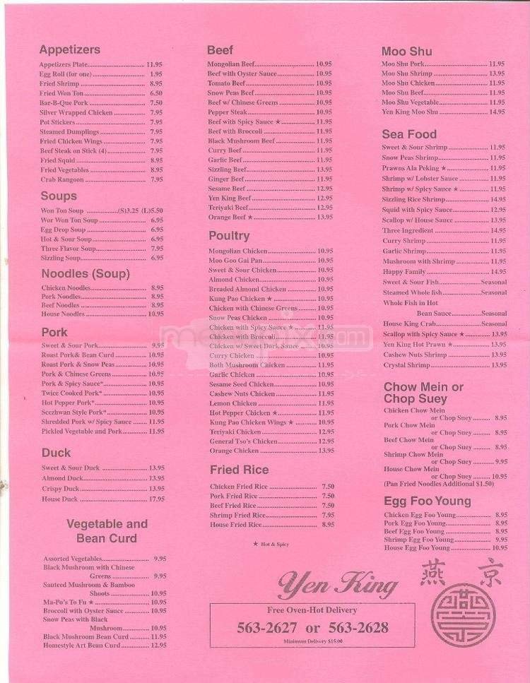 Menu page 2