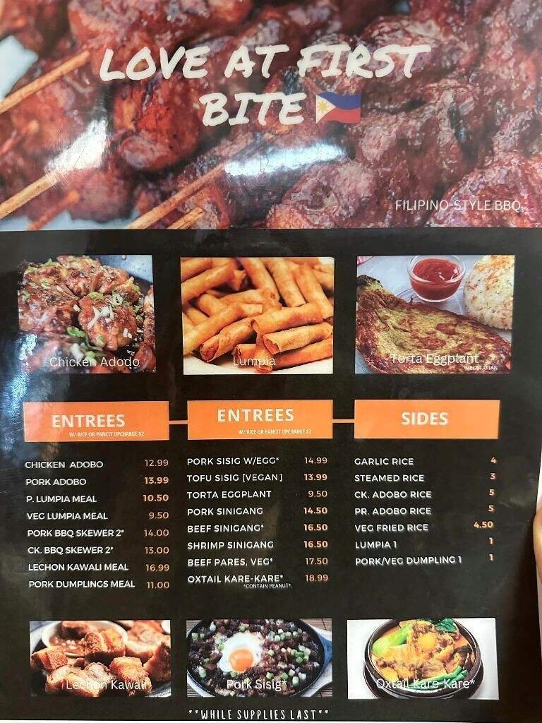 Menu page 2
