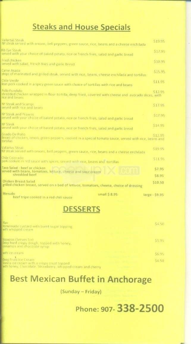Menu page 5