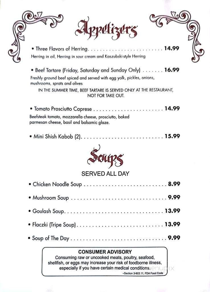 Menu page 2