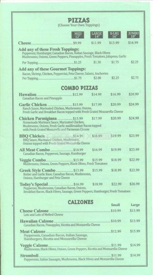 Menu page 6