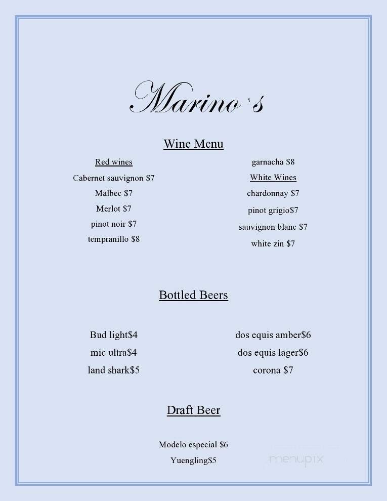 Menu page 3
