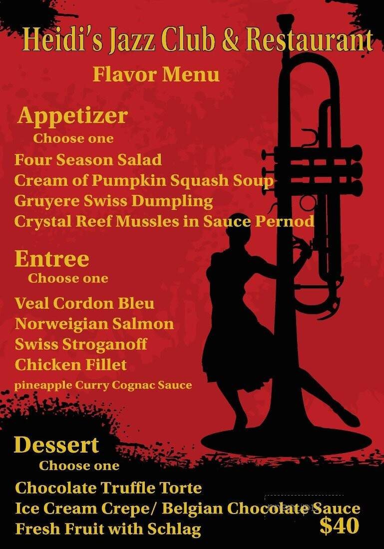 Menu page 1