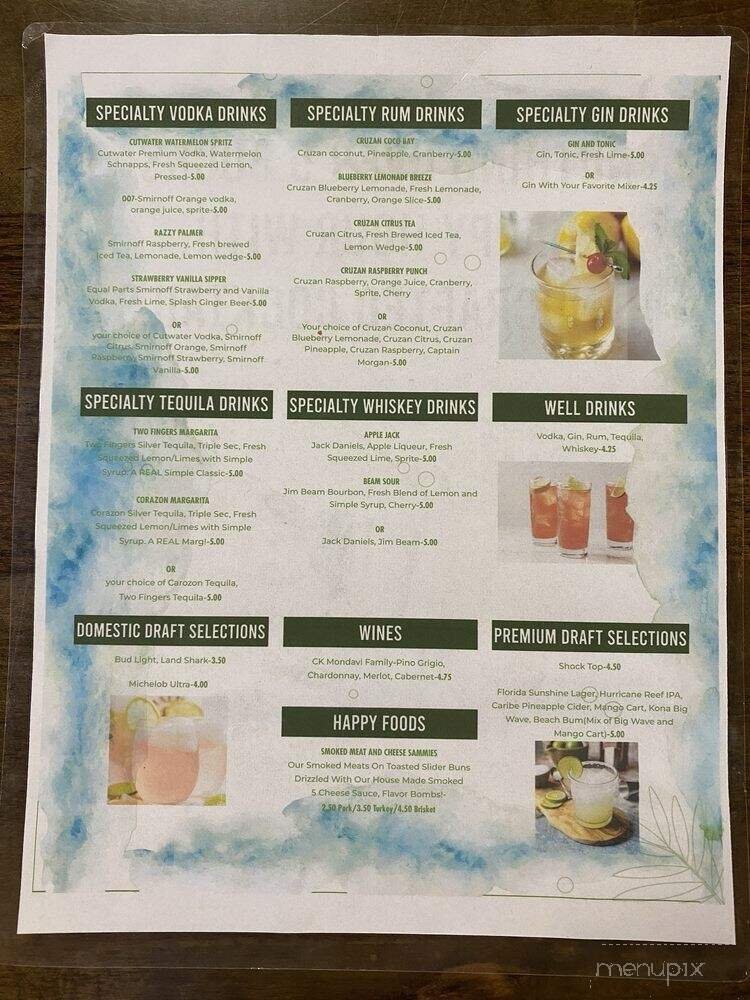 Menu page 2