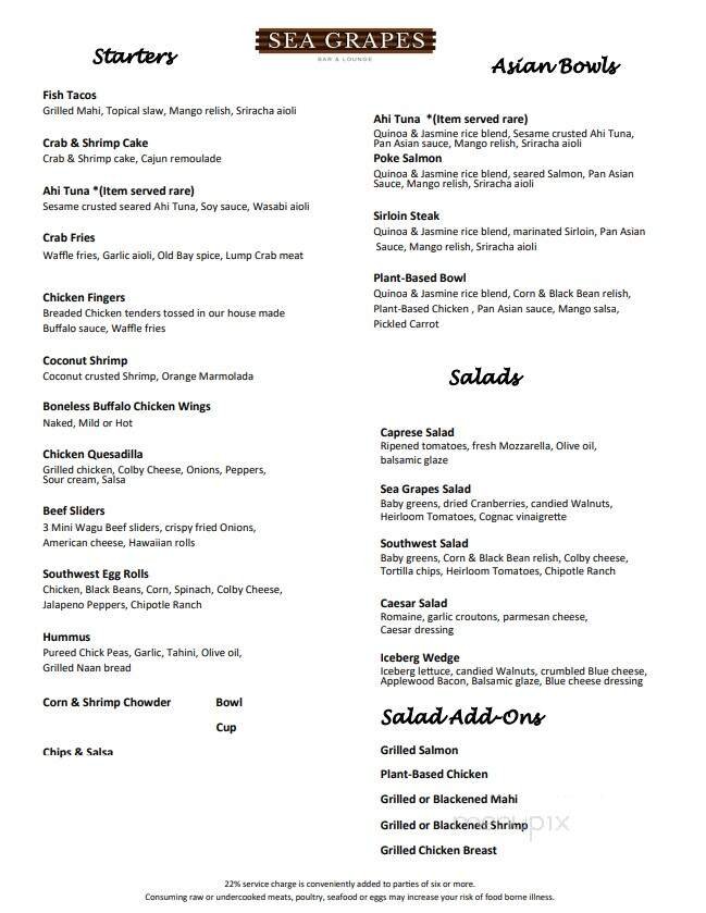 Menu page 2