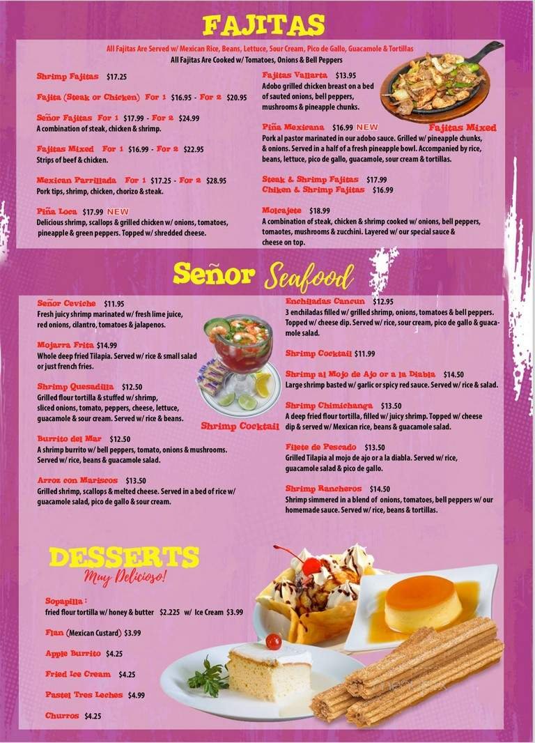 Menu page 2