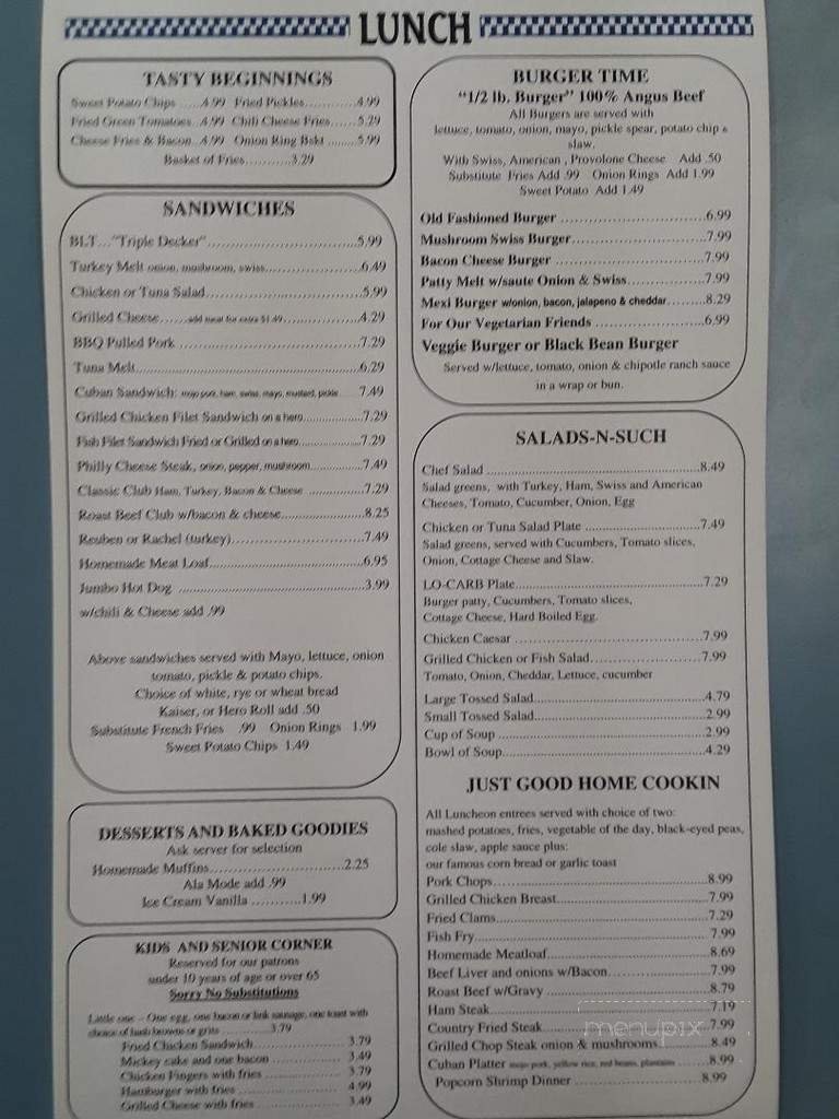 Menu page 2