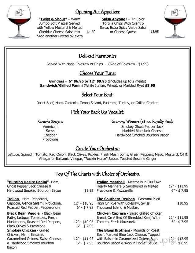 Menu page 1
