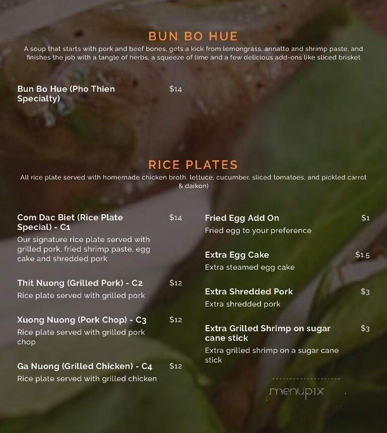 Menu page 5