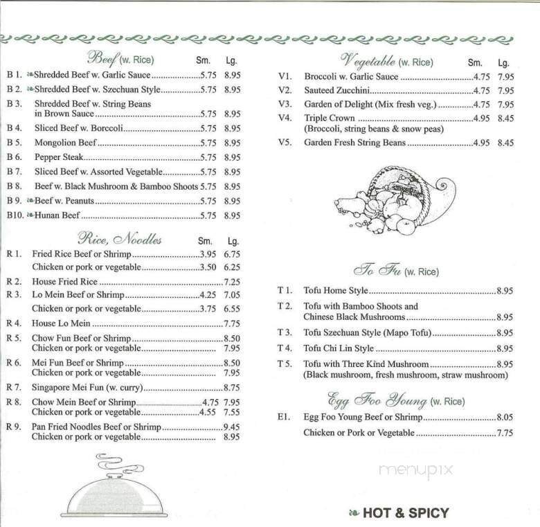 Menu page 8