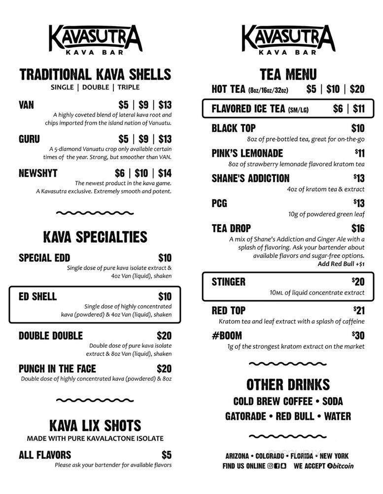 Menu page 1