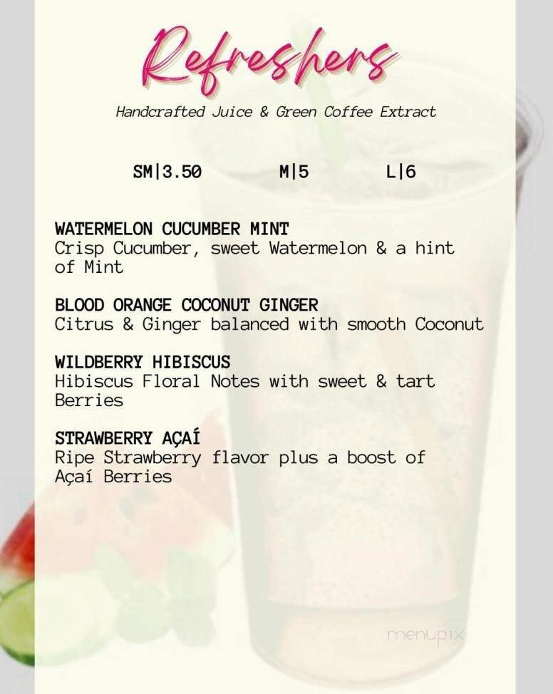Menu page 1