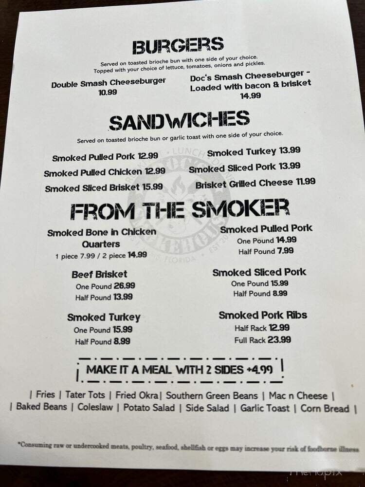 Menu page 3