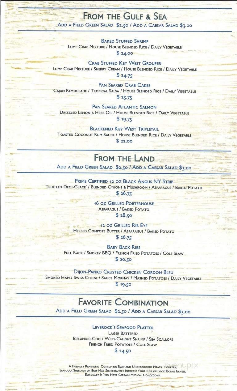 Menu page 2
