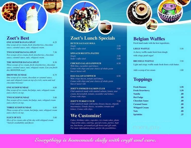 Menu page 2
