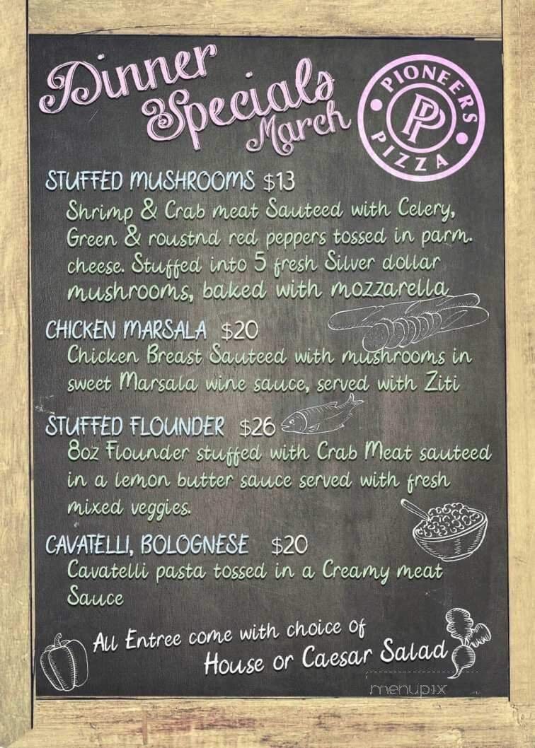 Menu page 1
