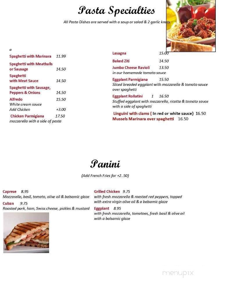 Menu page 2