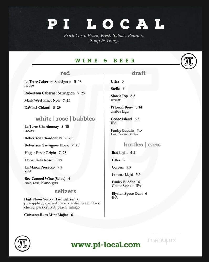 Menu page 2