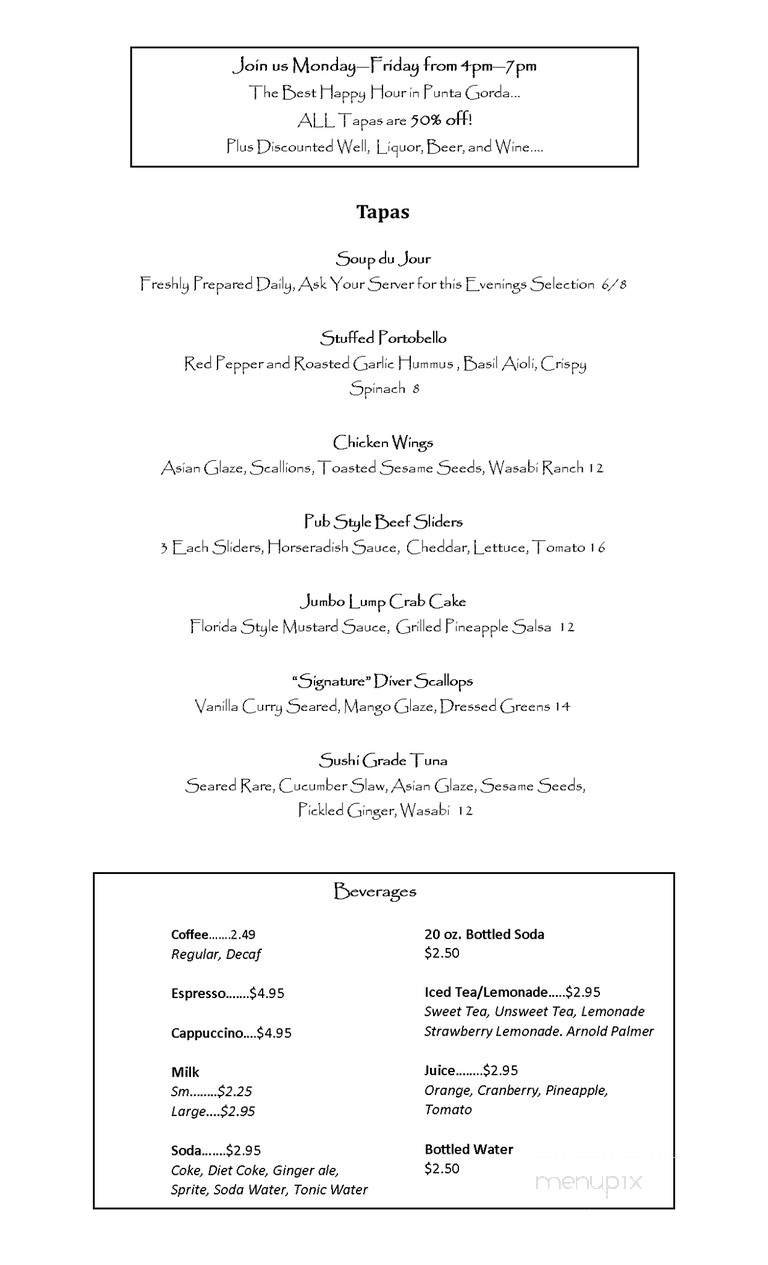 Menu page 2