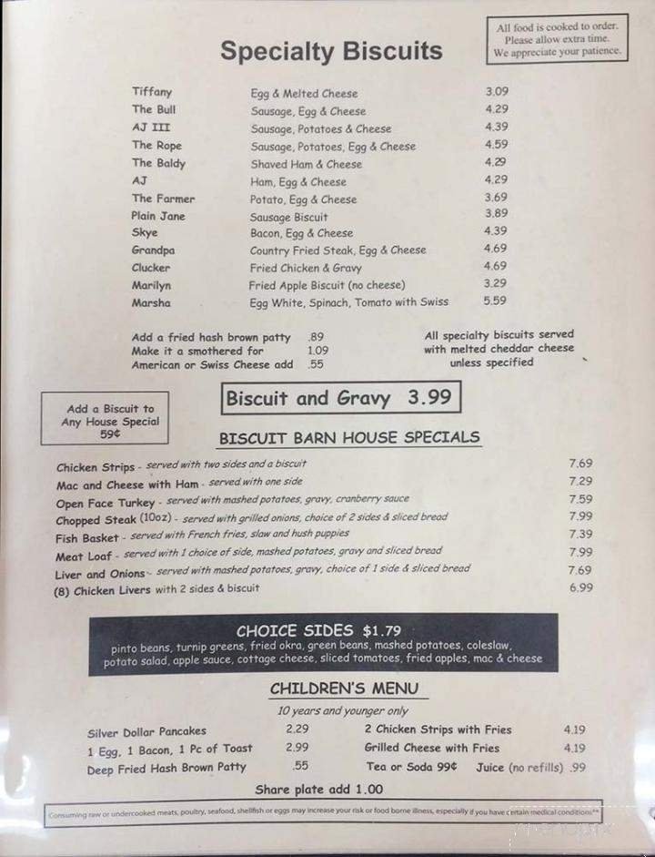 Menu page 2