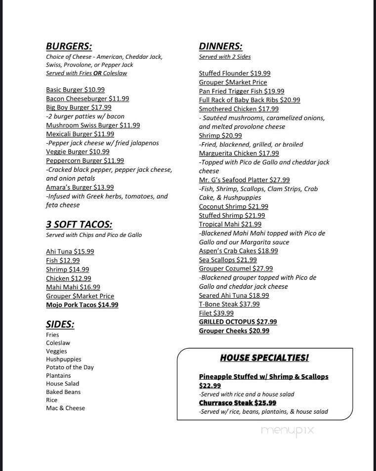 Menu page 2