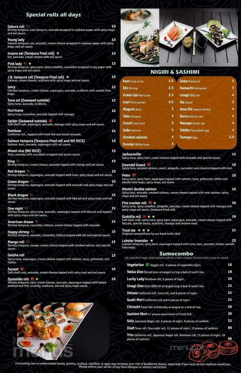 Menu page 4