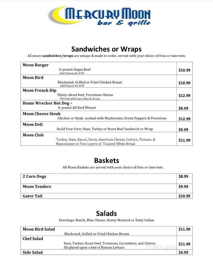Menu page 2