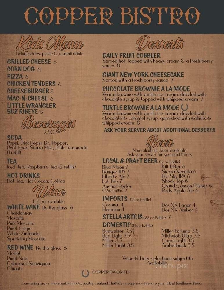 Menu page 3