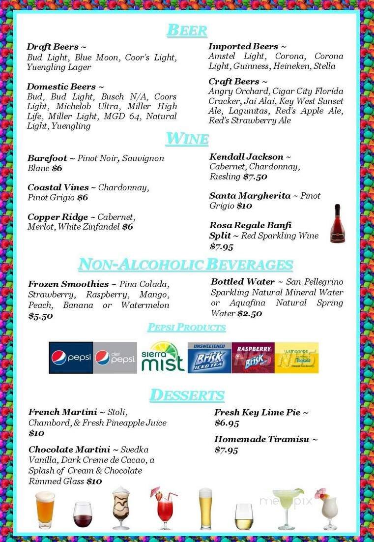 Menu page 2