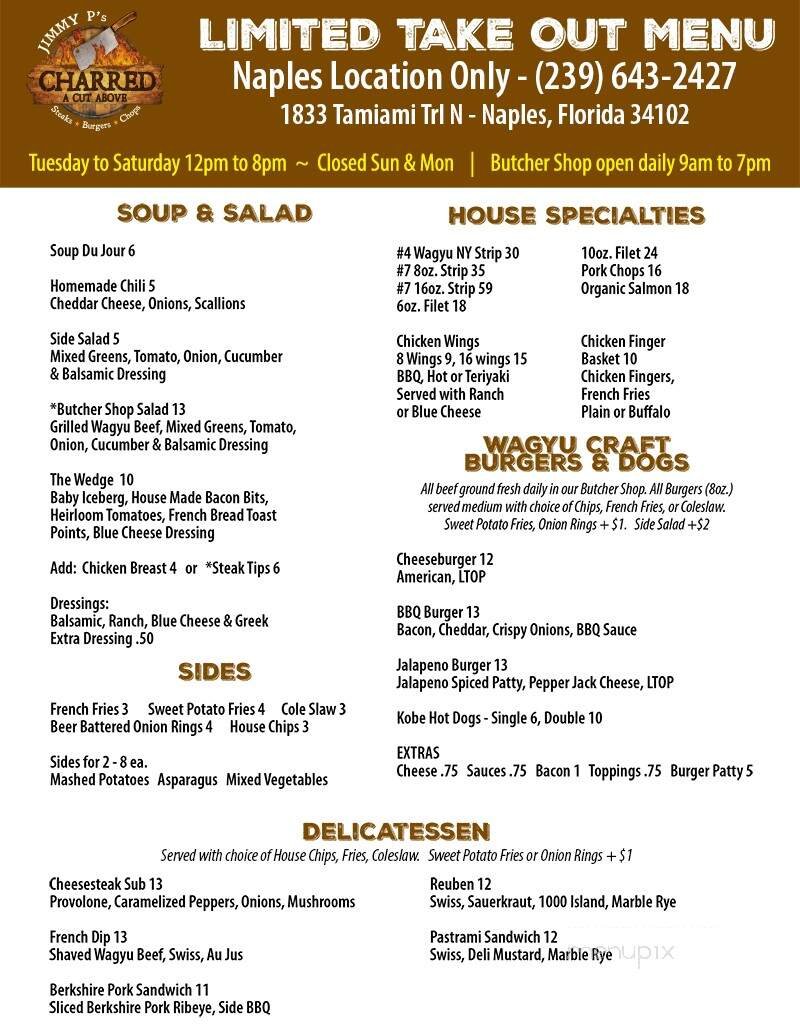 Menu page 1