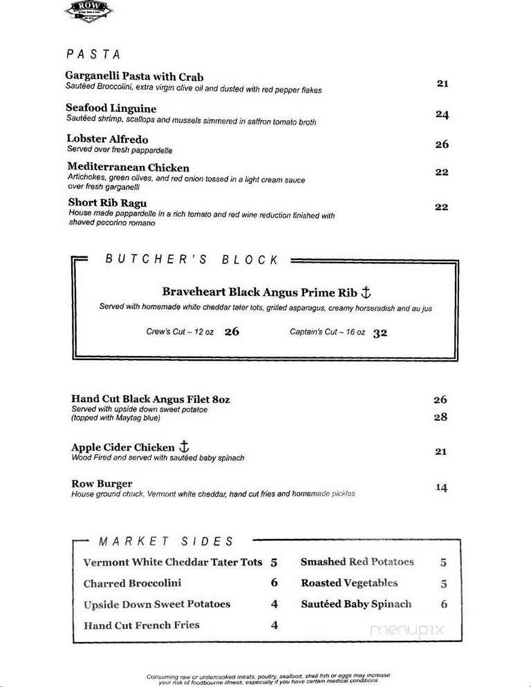 Menu page 1