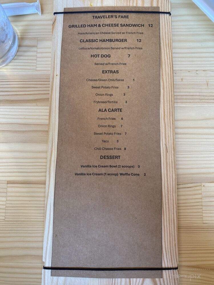 Menu page 1