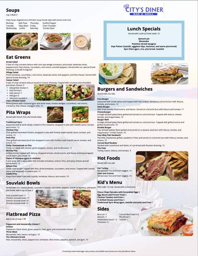 Menu page 2