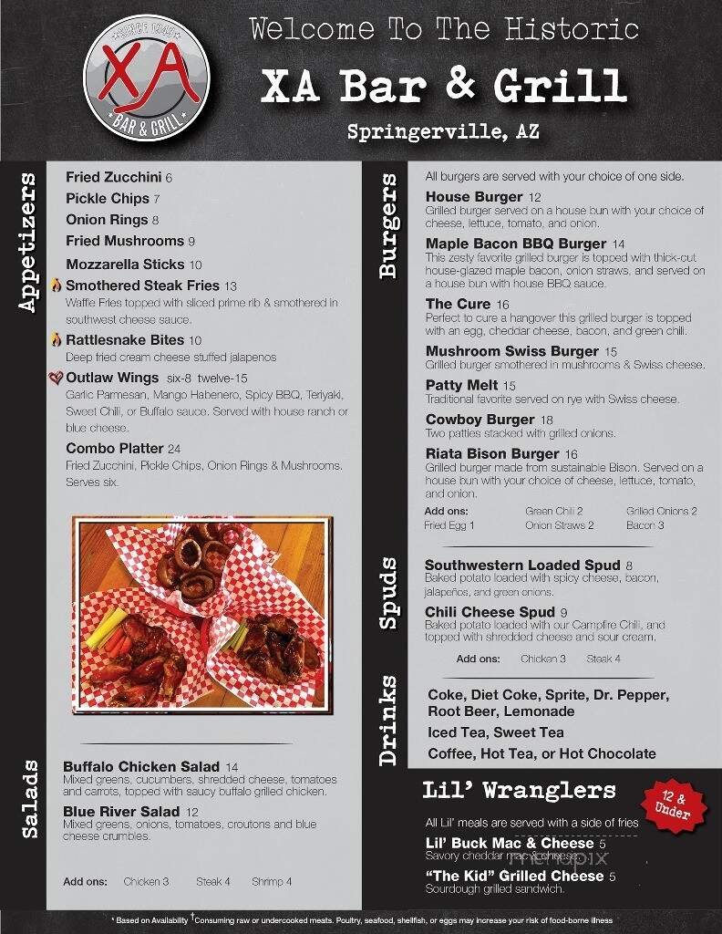 Menu page 1