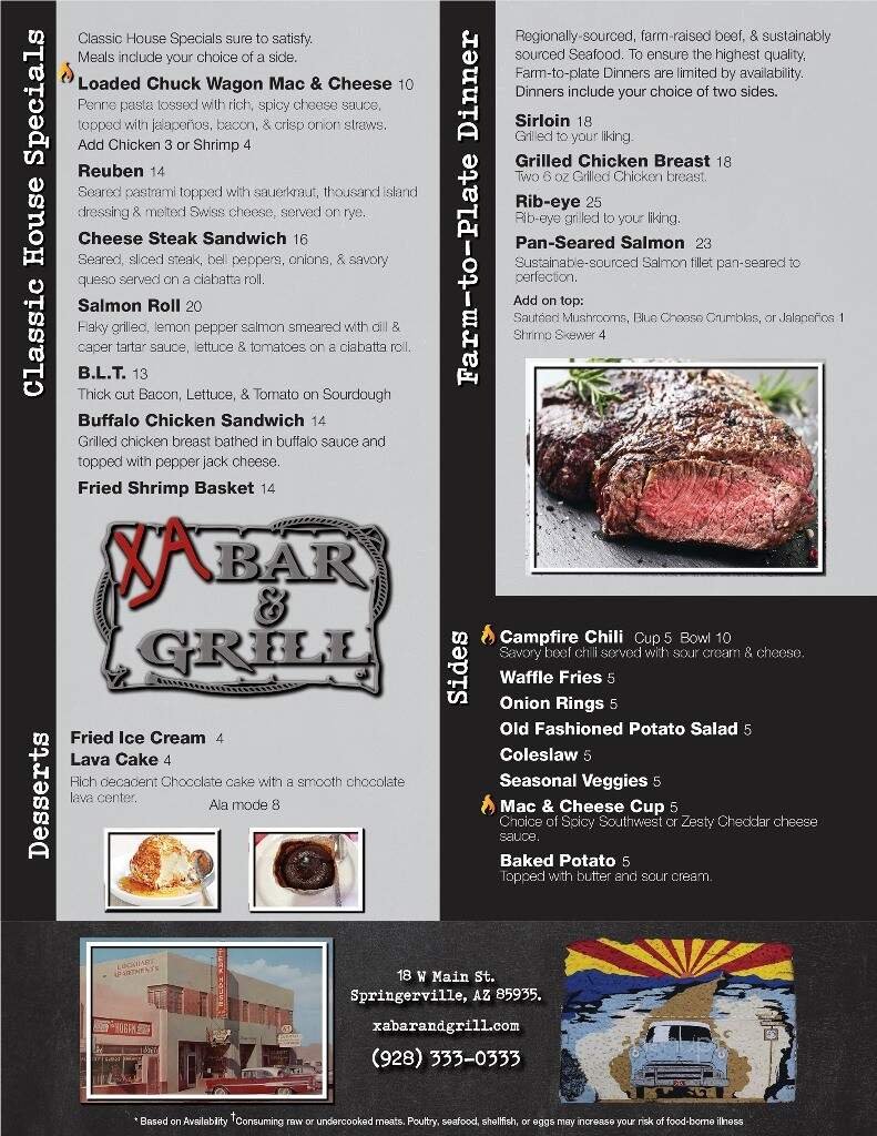 Menu page 2