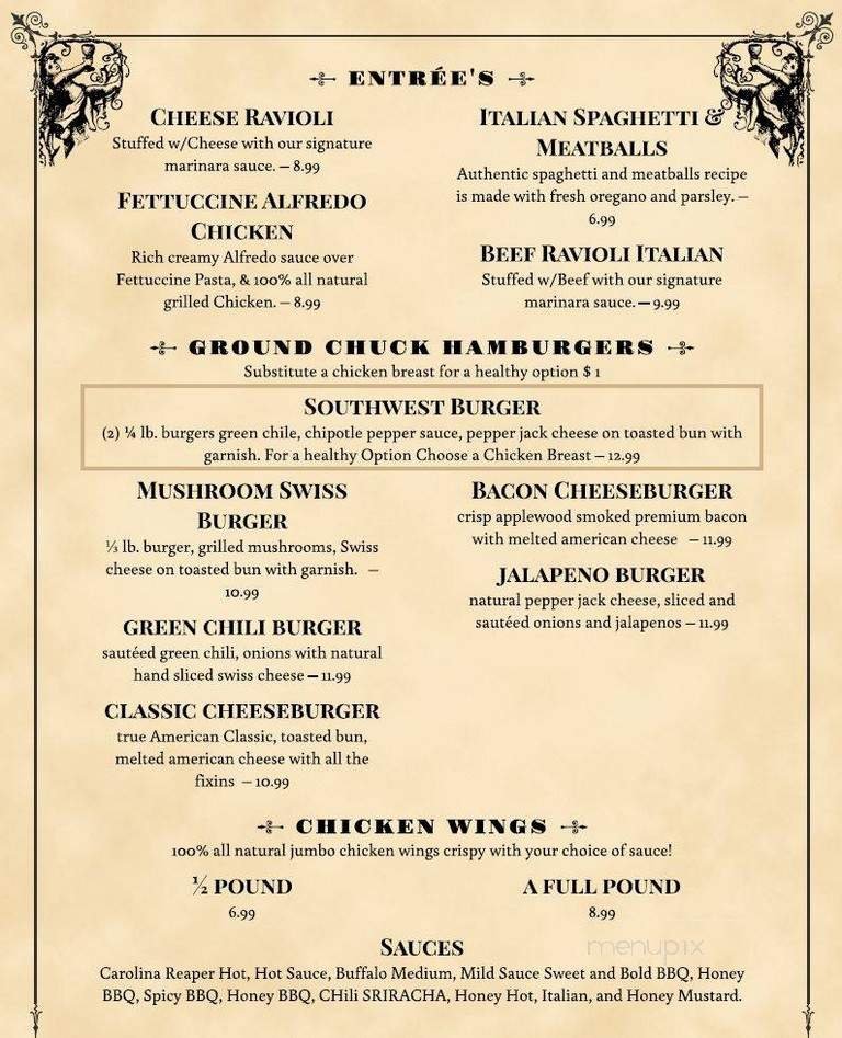 Menu page 2