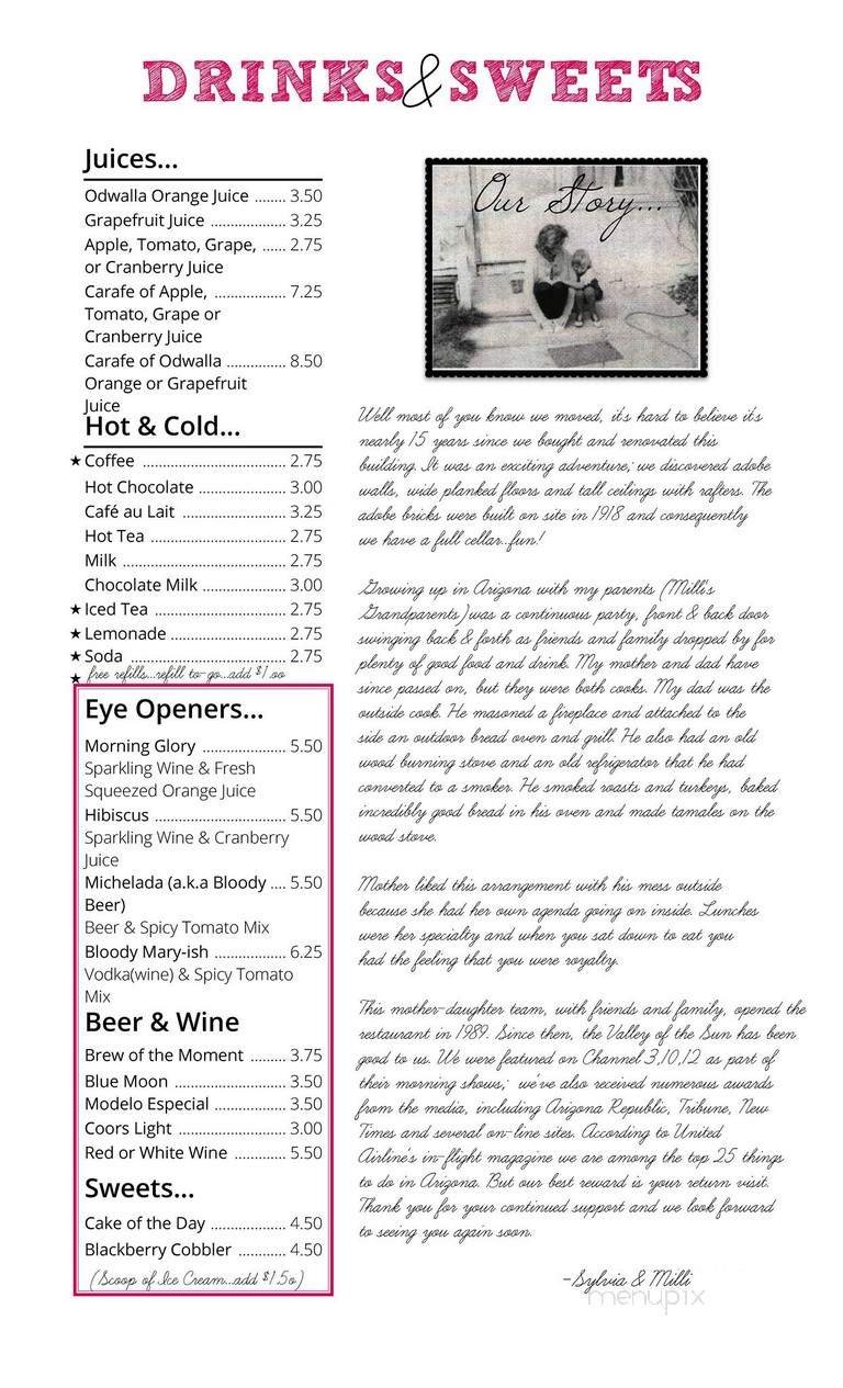 Menu page 3