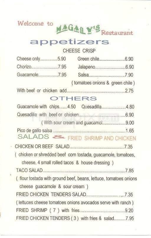 Menu page 4