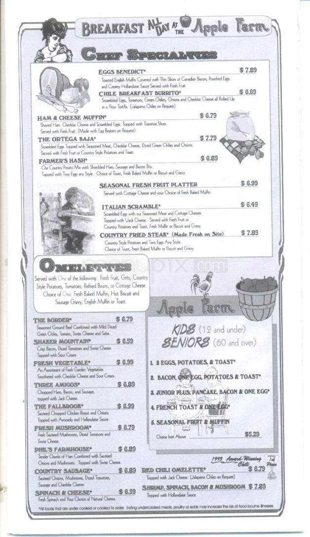 Menu page 5