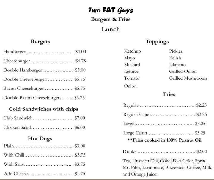 Menu page 2