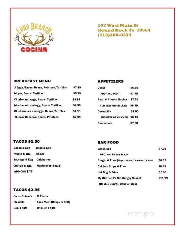 Menu page 2
