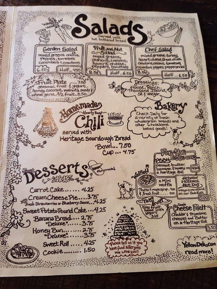 Menu page 5