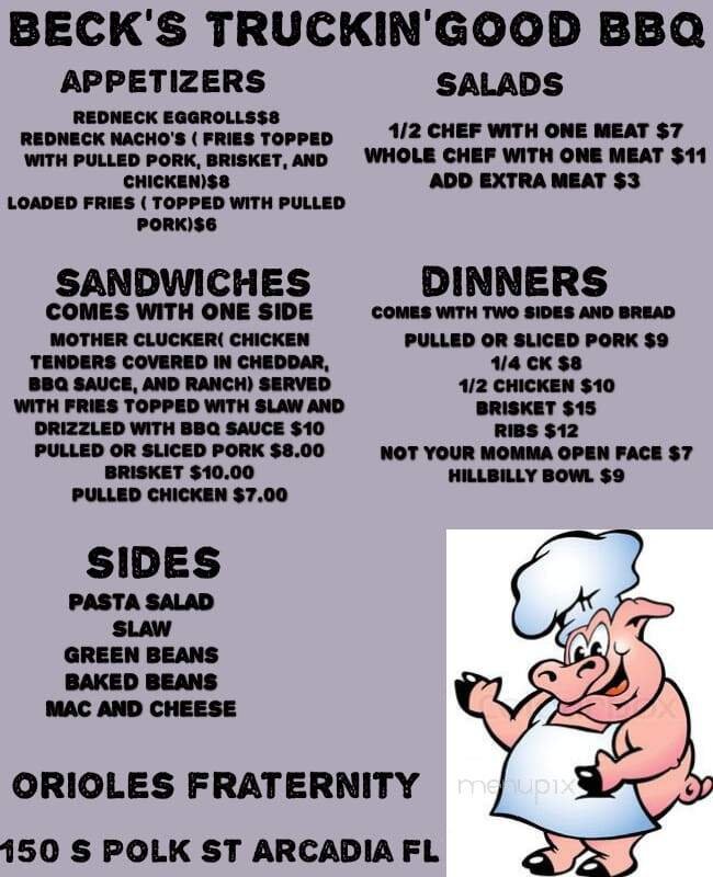 Menu page 8