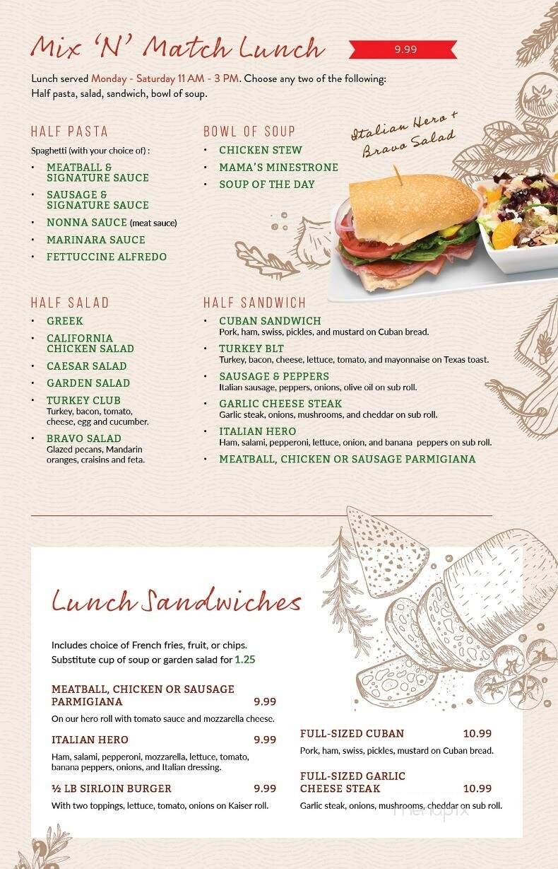 Menu page 2