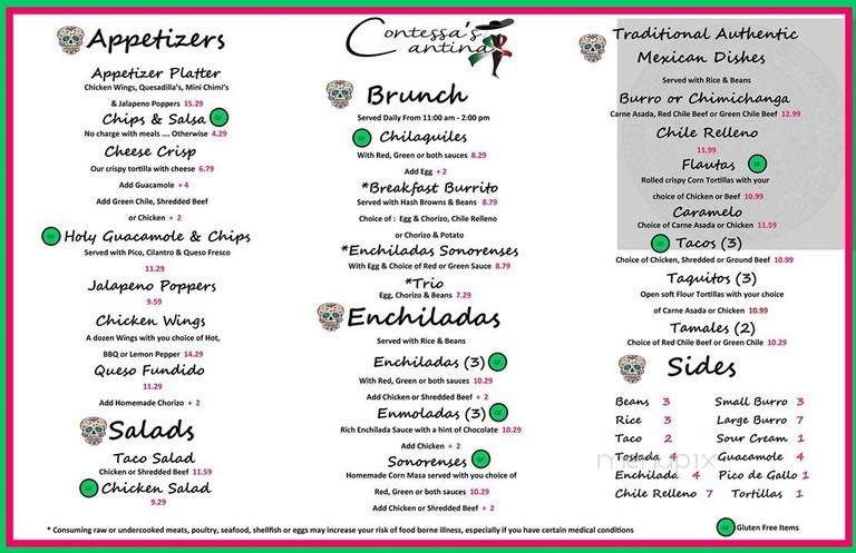 Menu page 1
