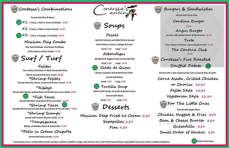 Menu page 2