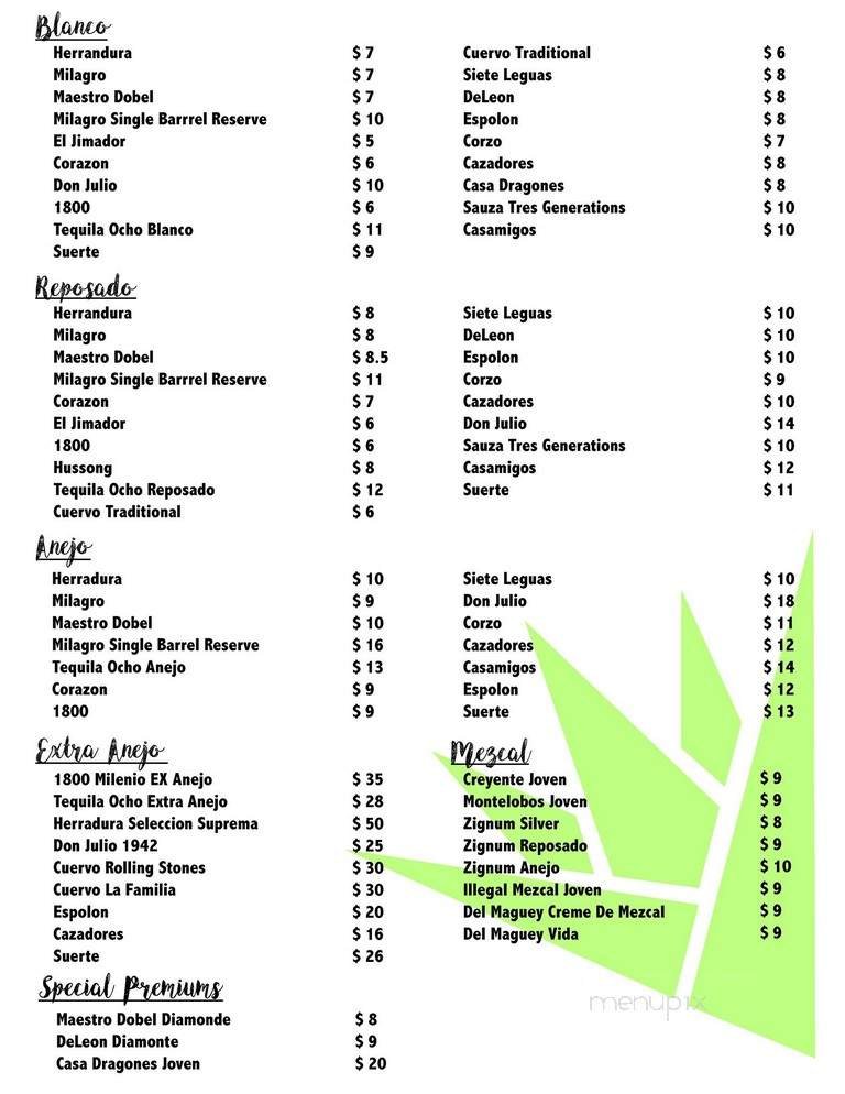 Menu page 2